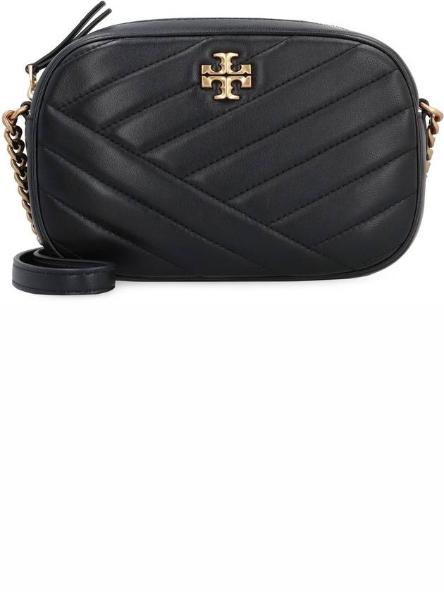 Chevron Kira Small Camera Cross Bag Black - TORY BURCH - BALAAN 3