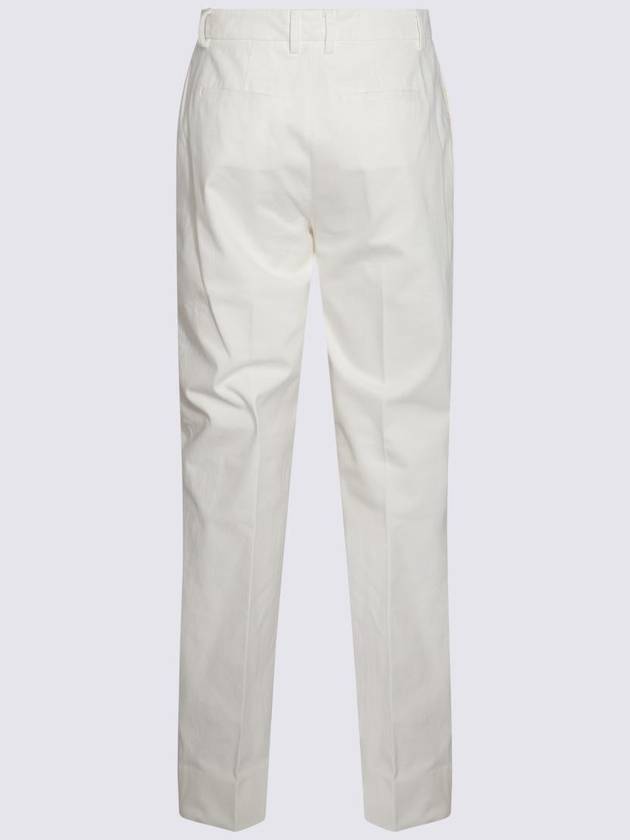 Antonelli White Cotton Pants - ANTONELLI - BALAAN 2