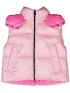 Women s VINDEMIATRIX Zipper Padded Vest Pink - DUVETICA - BALAAN 11