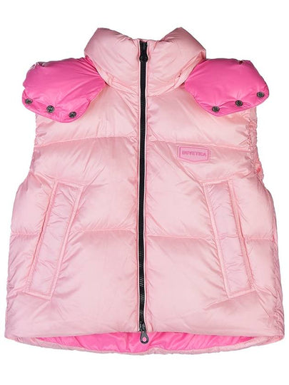 Women's Vindemiatrix Zipper Padded Vest Pink - DUVETICA - BALAAN 2