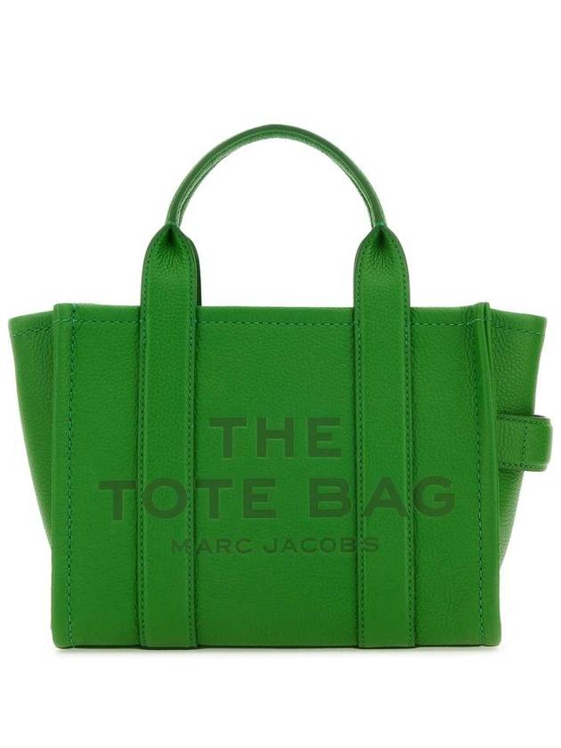 Small Leather Tote Bag Green - MARC JACOBS - BALAAN 2