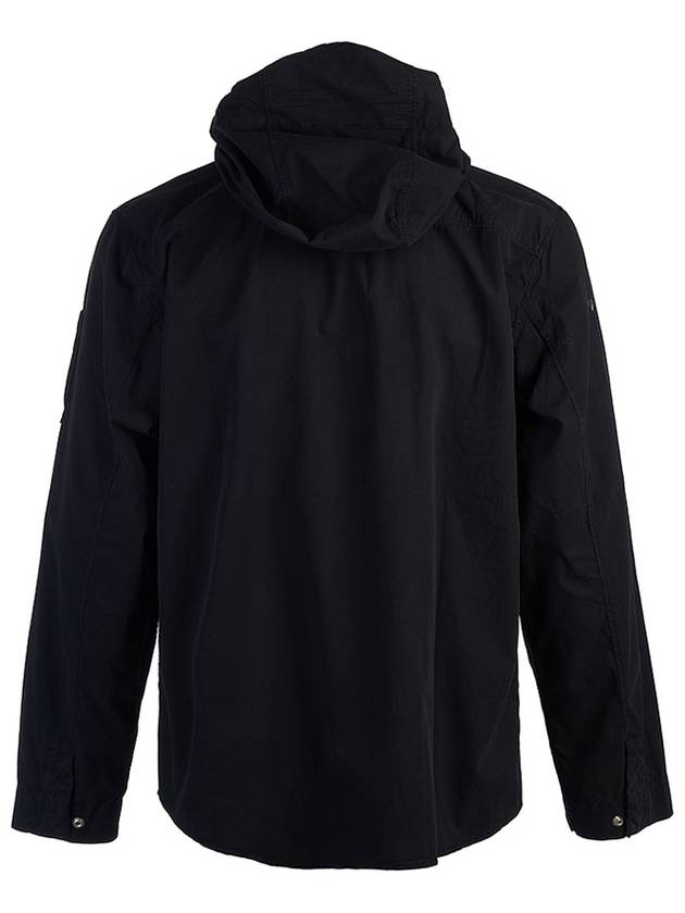 Gabardine Lens Long Sleeve Anorak Black - CP COMPANY - BALAAN 4