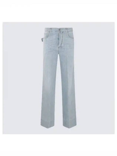 Bleached wide denim pants 271897 - BOTTEGA VENETA - BALAAN 1