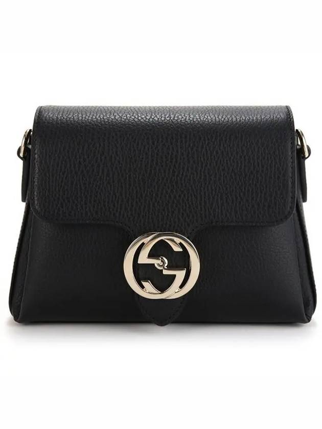 GG Interlocking Chain Mini Shoulder Bag Black - GUCCI - BALAAN 3