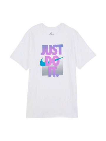 Sportswear Just Do It Short Sleeve T-Shirt White - NIKE - BALAAN 1