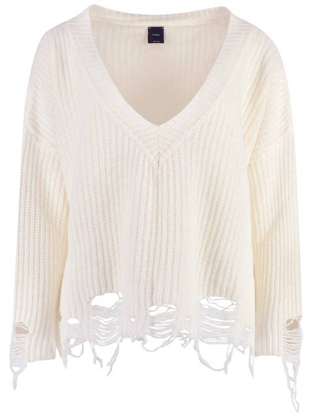 Pinko Ostrica Wool Pullover - PINKO - BALAAN 1