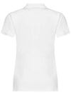 Women's Julie Embroidered Logo Short Sleeve Polo Shirt White - POLO RALPH LAUREN - BALAAN 4