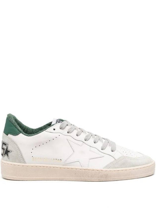 Ball Star Leather Low Top Sneakers White - GOLDEN GOOSE - BALAAN 1
