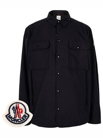 Black Matro Windbreaker Shirt Jacket 999 00631 - MONCLER - BALAAN 1