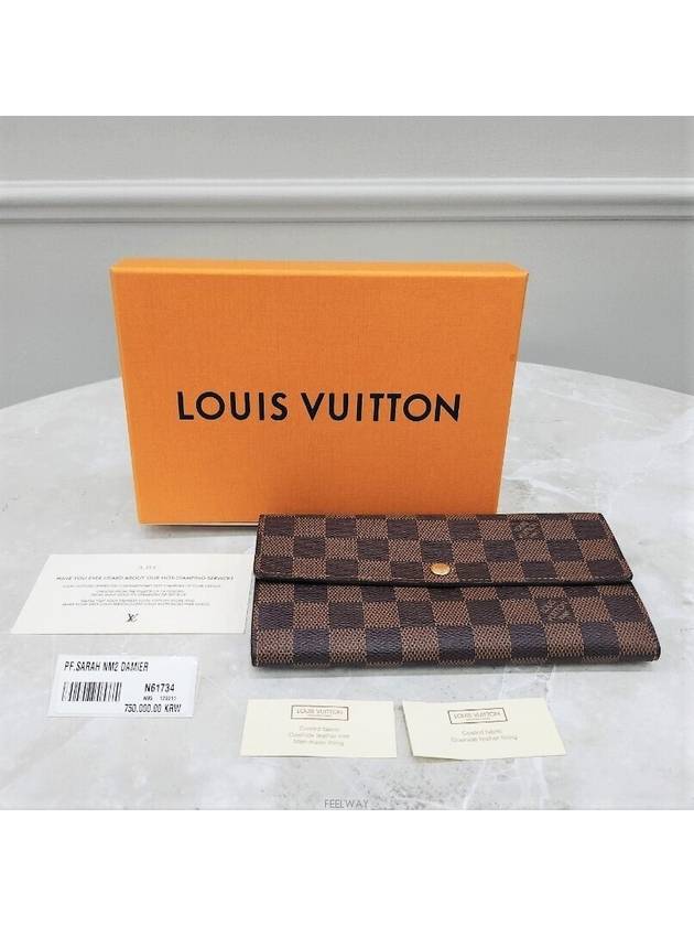 Lux You Damier Sarah Wallet Long - LOUIS VUITTON - BALAAN 6