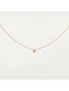 D'amour Necklace Small Model Rose Gold Diamond - CARTIER - BALAAN 3