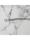 V Logo Bracelet Silver - VALENTINO - BALAAN 8