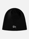 Basic skull cap beanie black 1321085 - STUSSY - BALAAN 1