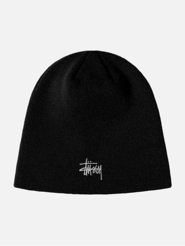 Basic skull cap beanie black 1321085 - STUSSY - BALAAN 1