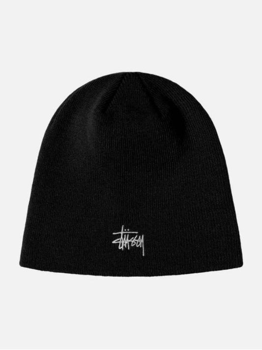 Basic skull cap beanie black 1321085 - STUSSY - BALAAN 1