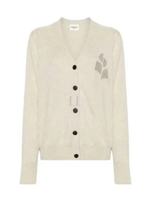 Karin Cotton Cardigan Beige - ISABEL MARANT - BALAAN 2