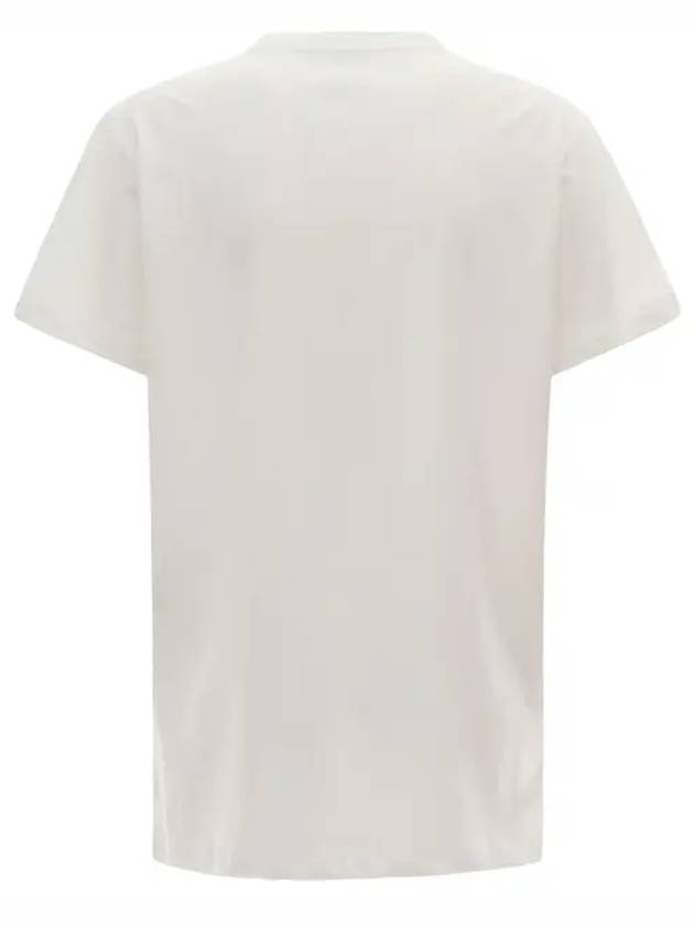 Aby Logo Short Sleeve T-Shirt White - ISABEL MARANT - BALAAN 3