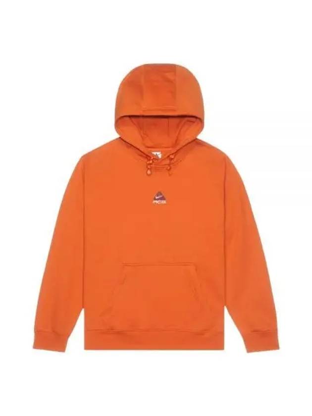 Therma Fit Fleece Hoodie Campfire Orange - NIKE - BALAAN 2