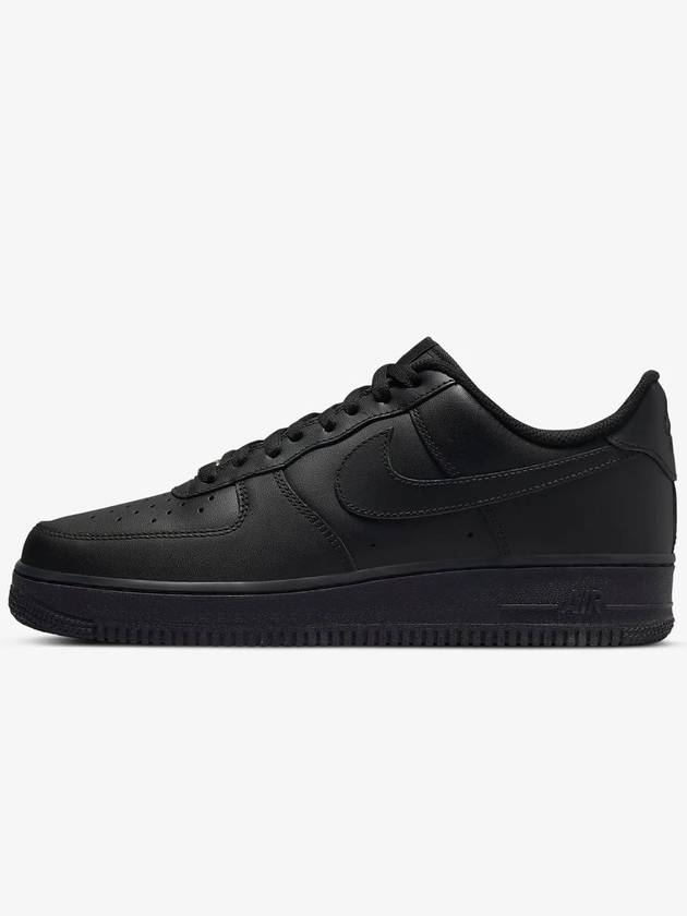 Air Force 1 '07 Low Top Sneakers Triple Black - NIKE - BALAAN 2