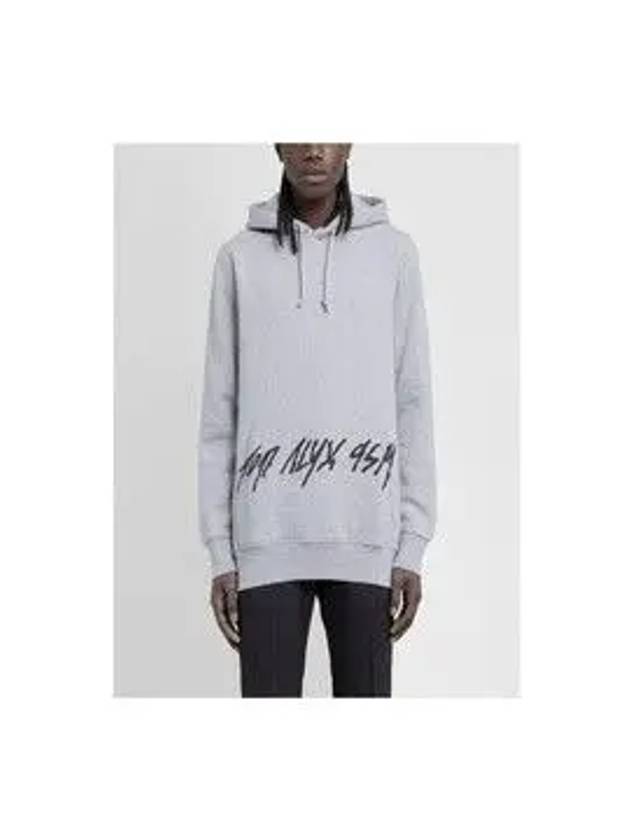 ALYX Men s Gray Script Logo Hoodie AAUSW0133FA01 - 1017 ALYX 9SM - BALAAN 8