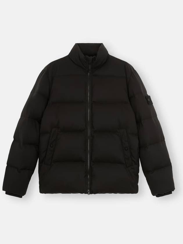 453F3 Ghost Padding Down Jacket Black - STONE ISLAND - BALAAN 9