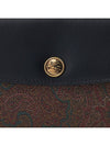 Paisley Half Wallet Black Brown - ETRO - BALAAN 7