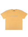 Raphia Logo Short Sleeve T-Shirt Yellow - JACQUEMUS - BALAAN 2