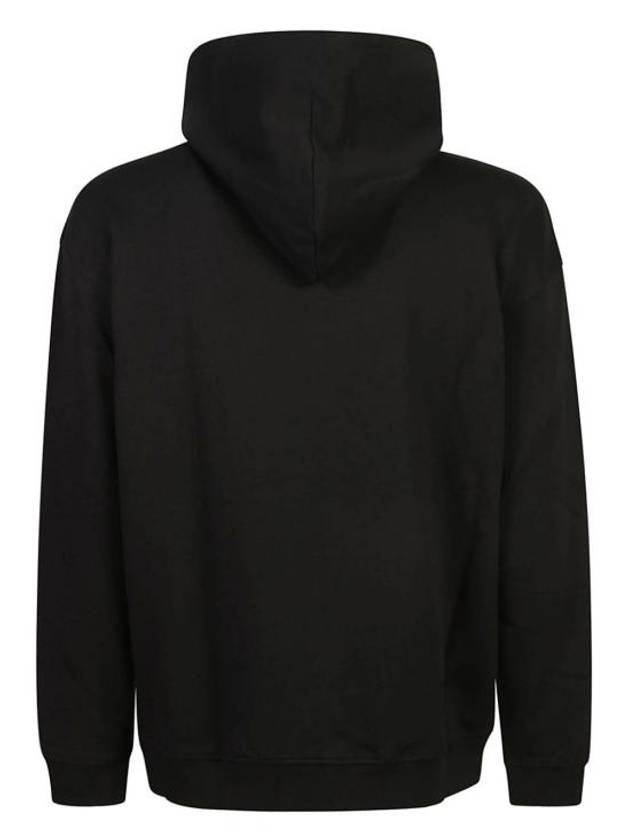 Logo Cotton Hoodie Black - DIESEL - BALAAN 6