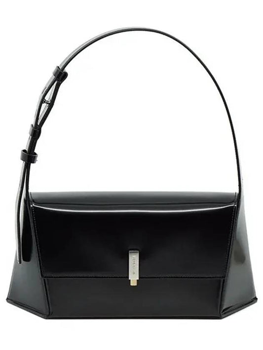 Geometric Shoulder Bag Black - SALVATORE FERRAGAMO - BALAAN 2