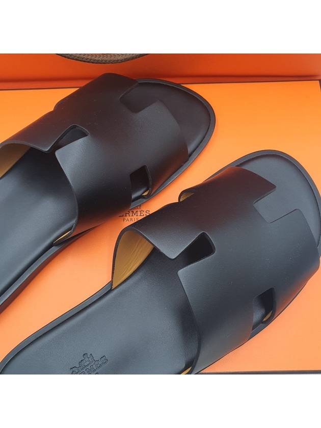 Izmir Sandal Calfskin & Noir - HERMES - BALAAN 4