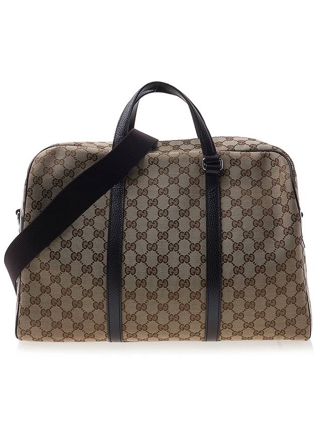 GG Supreme Canvas Boston Tote Bag Beige Ebony - GUCCI - BALAAN 4