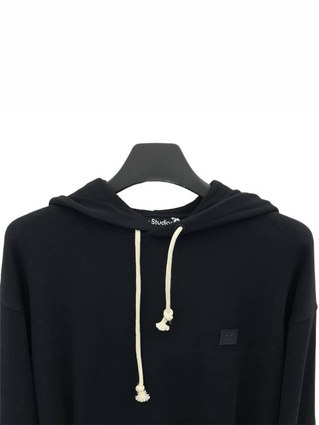 Farrin Face Oversized Hoodie Black - ACNE STUDIOS - BALAAN 4