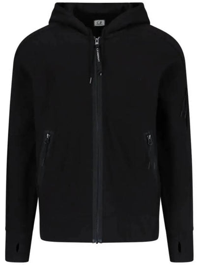 Men's Casual Zip-Up Hoodie Black - CP COMPANY - BALAAN 2