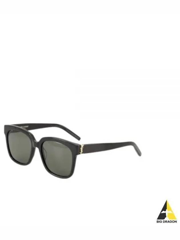 Eyewear Logo Plaque Acetate Sunglasses Black - SAINT LAURENT - BALAAN 2