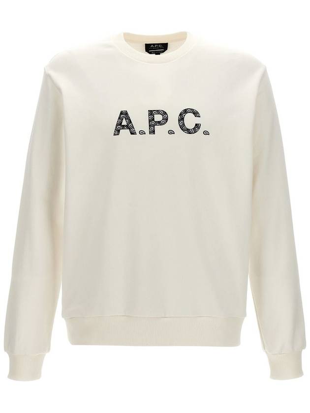 Men's Timothy Sweatshirt White - A.P.C. - BALAAN 2