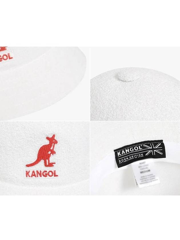 K3407 WHITE bucket hat - KANGOL - BALAAN 4