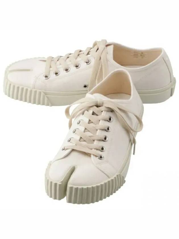 Tabi Cotton Low Top Sneakers White - MAISON MARGIELA - BALAAN 2