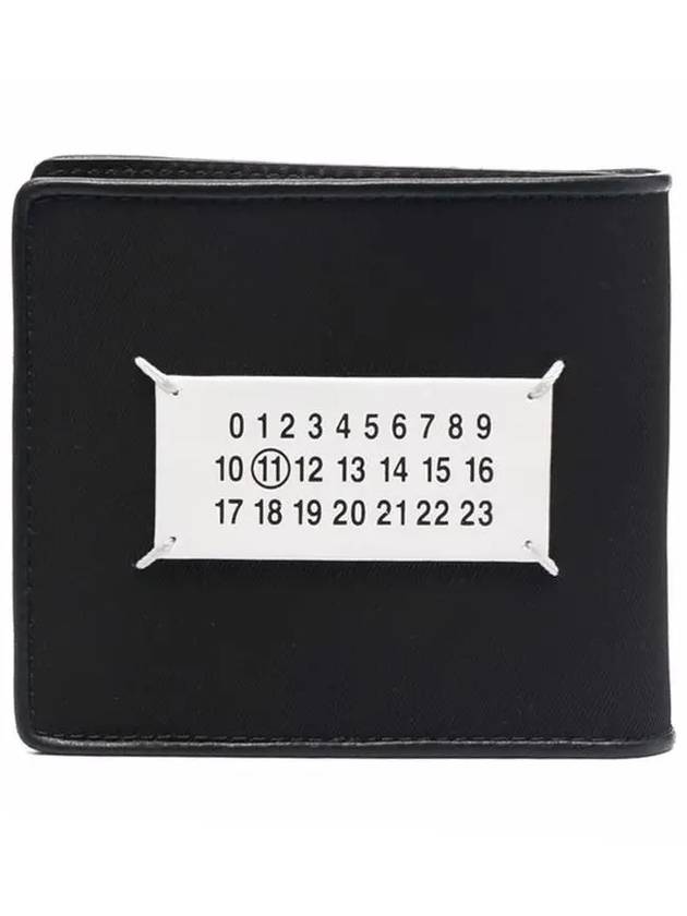 Number Logo Patch Nylon Half Wallet Black - MAISON MARGIELA - BALAAN 2