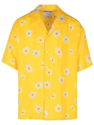 Moschino Yellow Silk Shirt - MOSCHINO - BALAAN 1