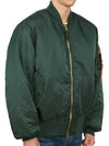 MA 1 Reversible Bomber Jacket Navy Green - ALPHA INDUSTRIES - BALAAN 6