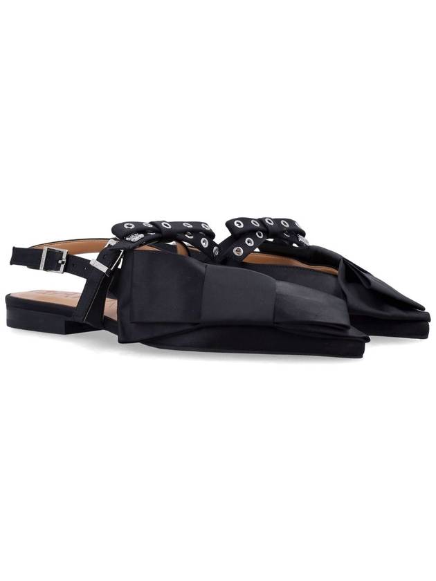 Big Bow slingback ballerinas - GANNI - BALAAN 2