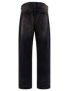 Loose Fit Wide Leg Denim Jeans Dark Blue - ACNE STUDIOS - BALAAN 3