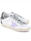 Superstar Glitter Low Top Sneakers Lavender White - GOLDEN GOOSE - BALAAN 4