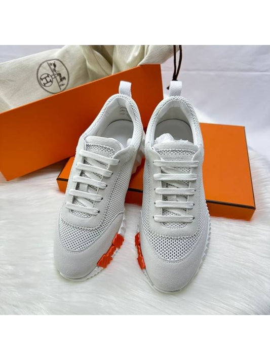 Bouncing Women Sneakers White Mesh H221177Z - HERMES - BALAAN 2