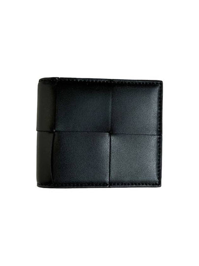 Intrecciato Cassette Half Wallet Black - BOTTEGA VENETA - BALAAN 2