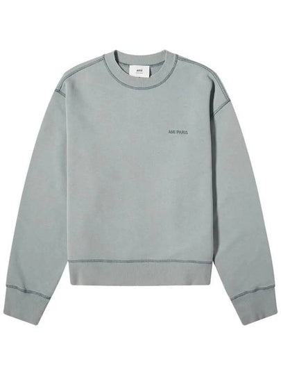 Fade Out Sweatshirt Blue - AMI - BALAAN 2