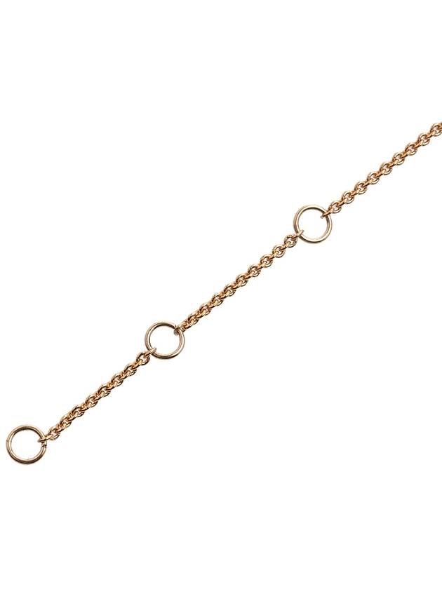 Kira Enamel Chain Bracelet Gold White - TORY BURCH - BALAAN 7