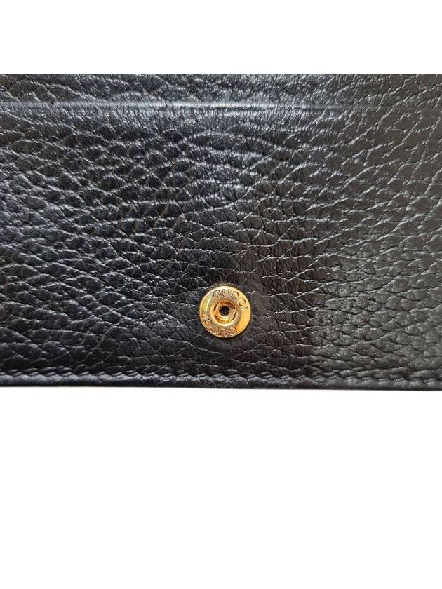 Women s 456126 GG Marmont Black Card Case Half Wallet - GUCCI - BALAAN 8