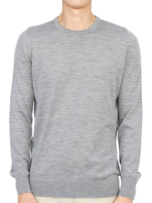 Men's Knit Top Gray - JOHNSTONS OF ELGIN - BALAAN 1