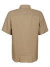 Bellini Linen Short Sleeve Shirt Beige - A.P.C. - BALAAN 3